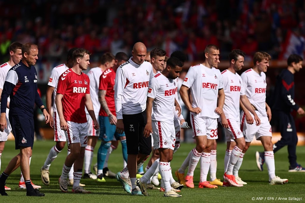 1. FC Köln degradeert uit Bundesliga