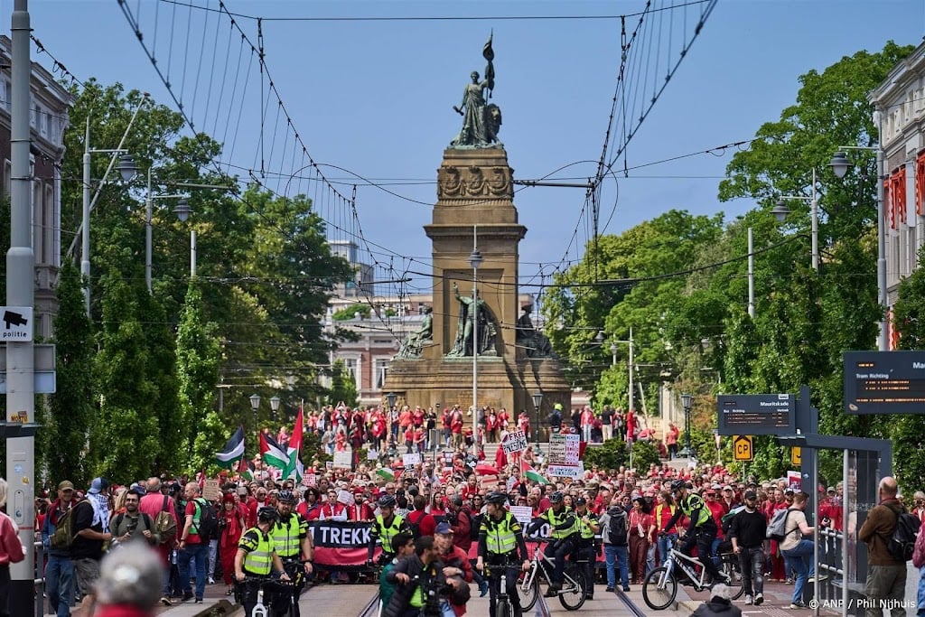 Eerste deelnemers Gaza-protest weer terug bij Malieveld