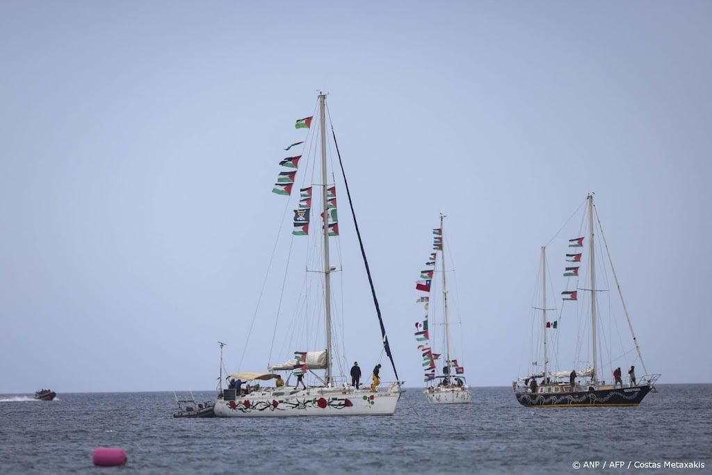 Gaza-flotilla meldt onderschepping door militaire schepen