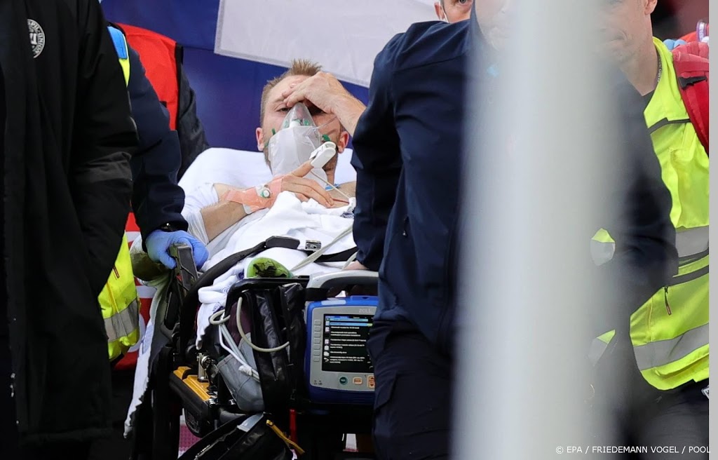 Voetballer Eriksen na hartstilstand ontslagen uit ziekenhuis