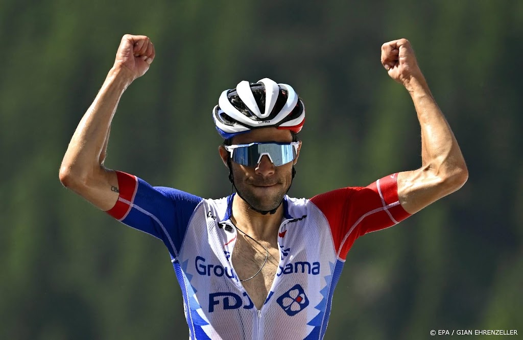 Pinot wint zevende etappe in Zwitserland, Higuita pakt leiding