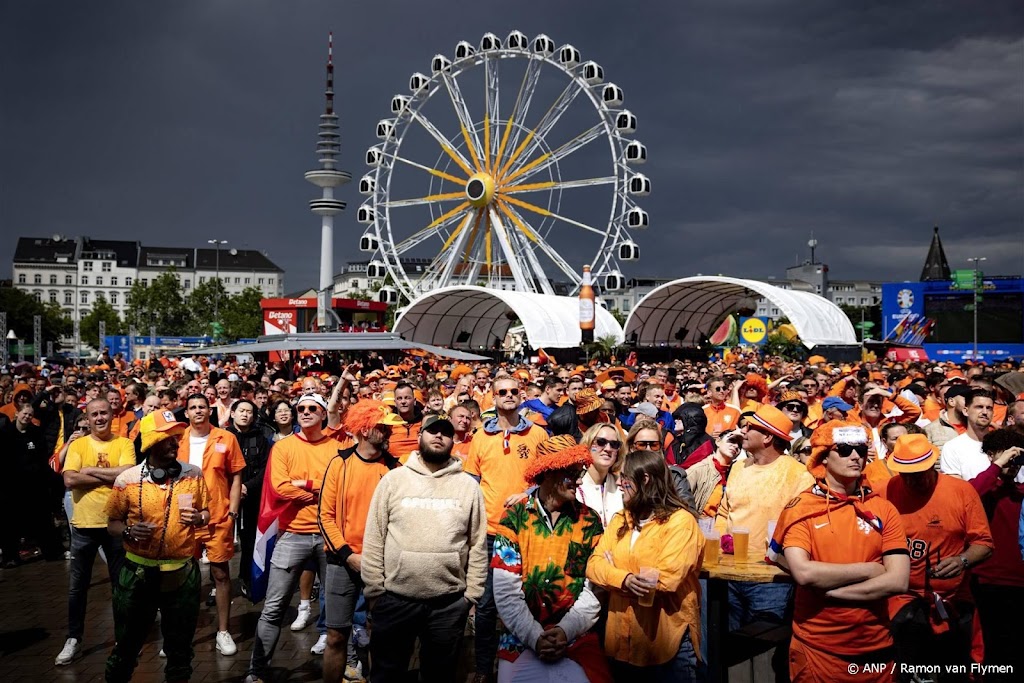 EK-fanzones Noordrijn-Westfalen gesloten om noodweer