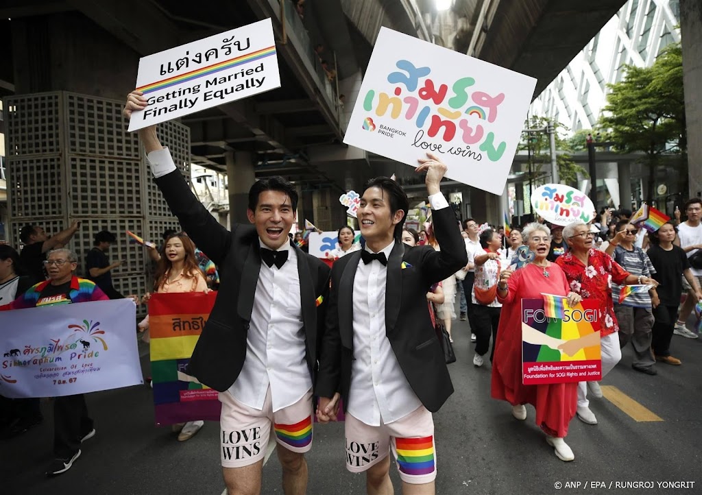 Thais parlement keurt wet die homohuwelijk mogelijk maakt goed