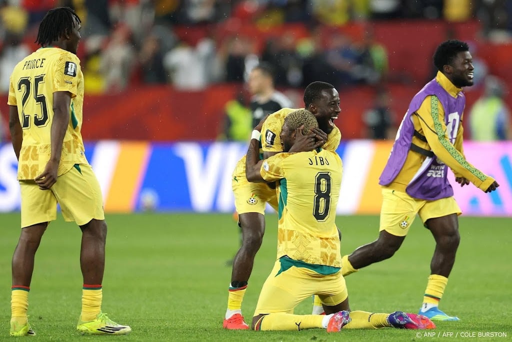 Ghana verslaat Panama met doelpunt ver in de blessuretijd 