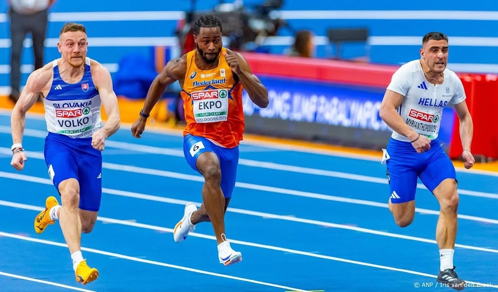 Ekpo sprint naar zilveren plak op 100 meter bij EK beloften