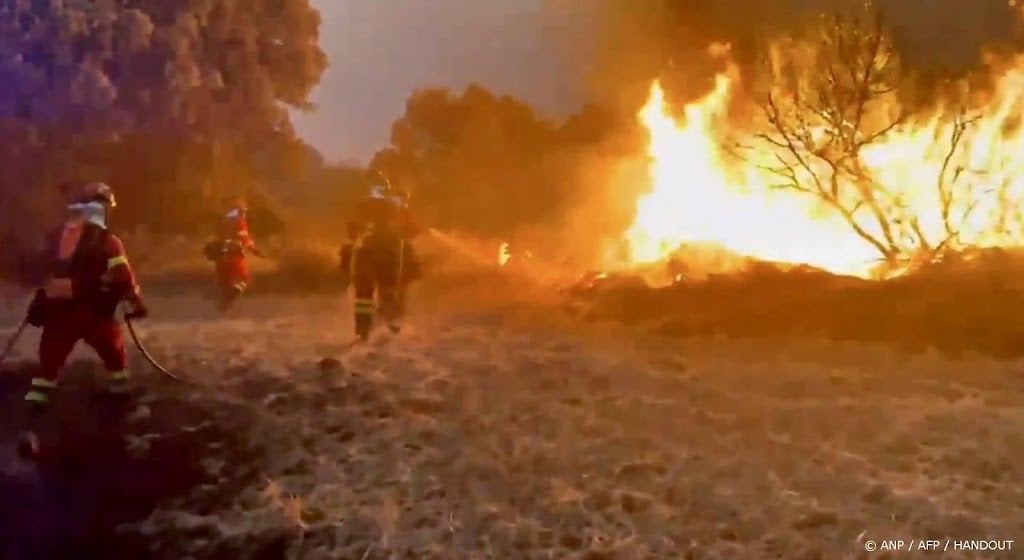 Grootste bosbrand dit jaar in Spanje nog niet onder controle