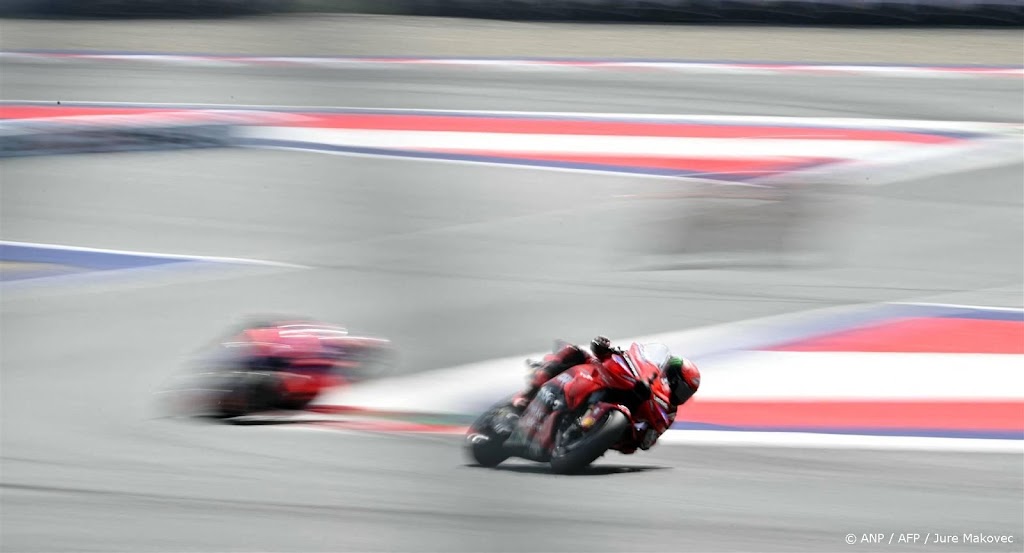Bagnaia na derde zege op rij in Oostenrijk nieuwe leider MotoGP