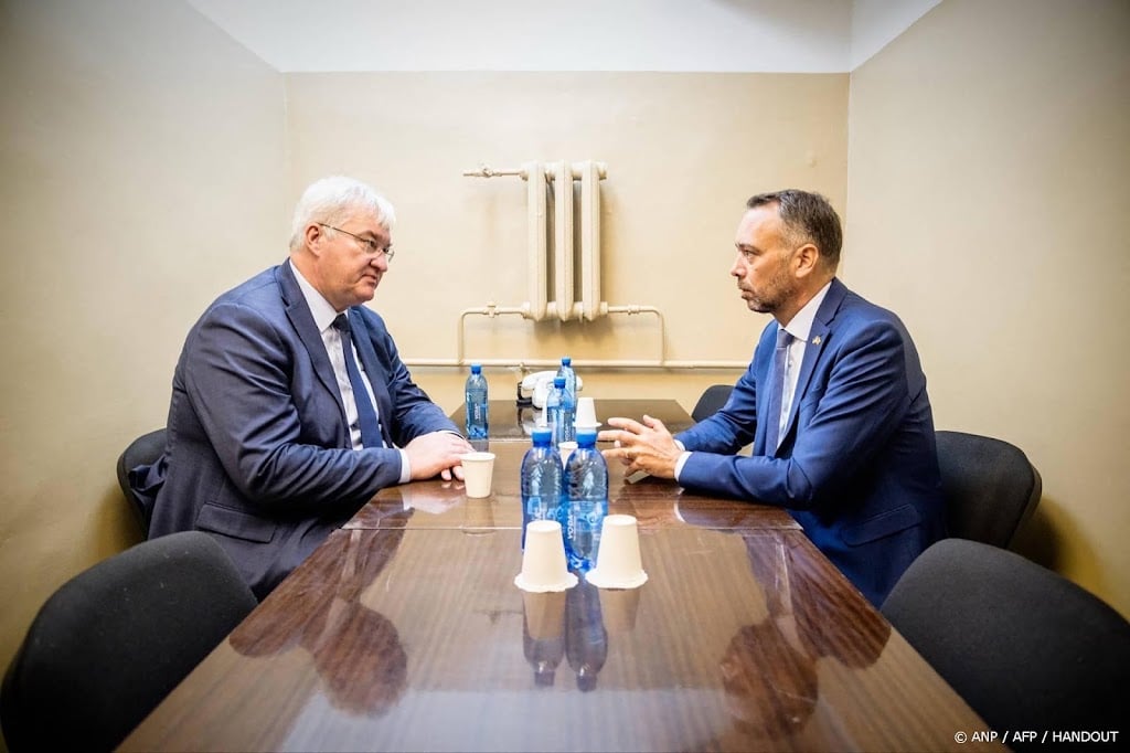 Belgische minister naar schuilkelder in Kyiv om Russische drones