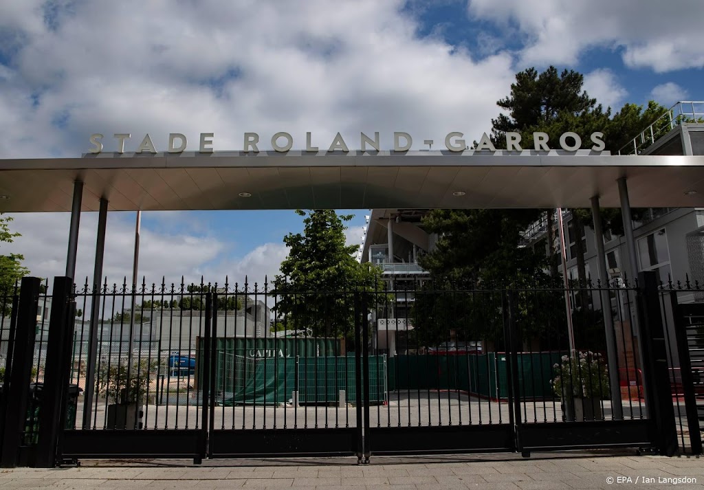 Roland Garros laat slechts 5000 mensen toe op tennispark