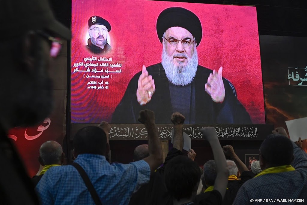 Hezbollahleider spreekt donderdag en beweging zet strijd voort
