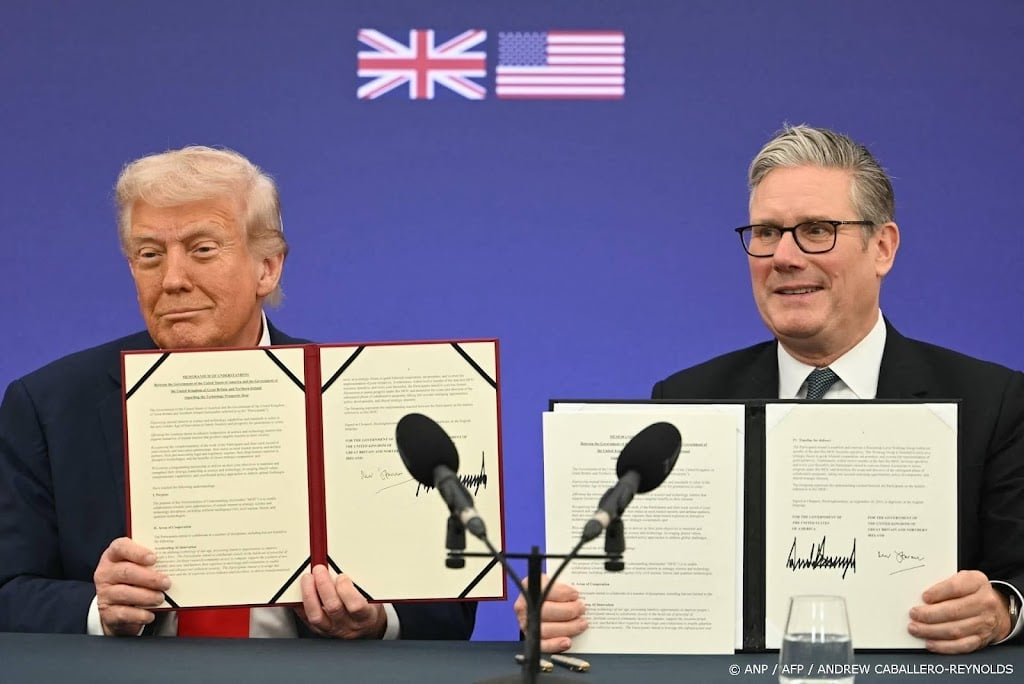 Trump en Starmer ondertekenen technologiepact