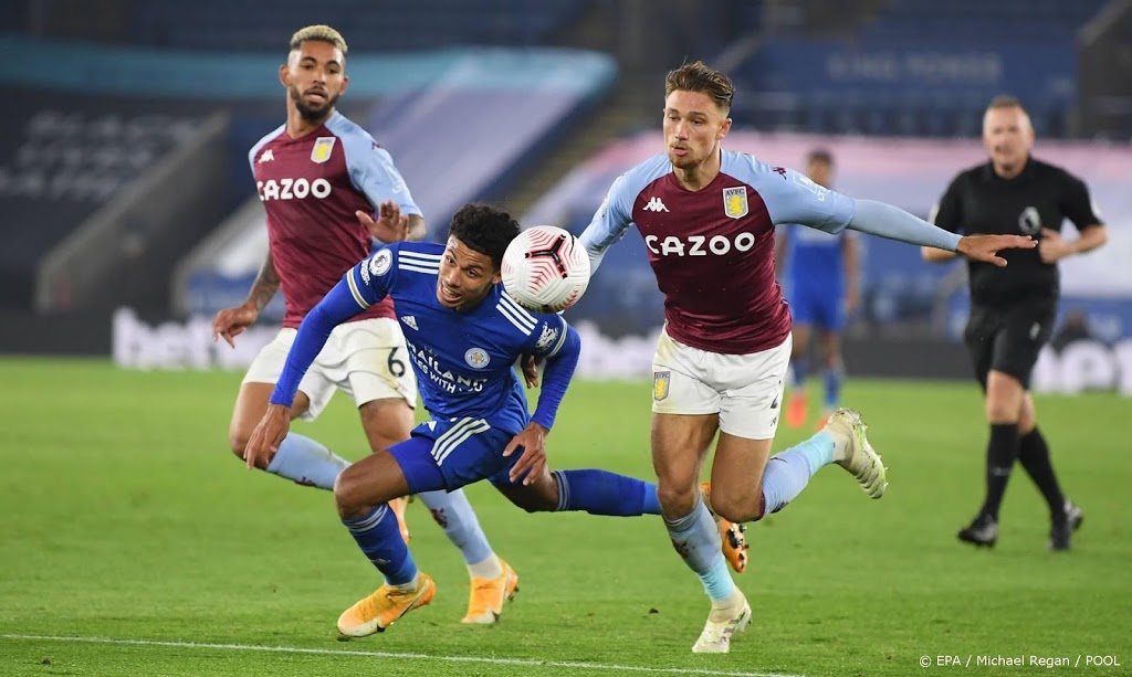 Aston Villa wint ook van Leicester City