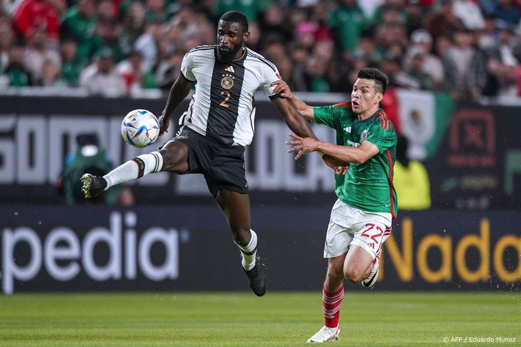 Voetballers Duitsland in oefenduel gelijk tegen Mexico