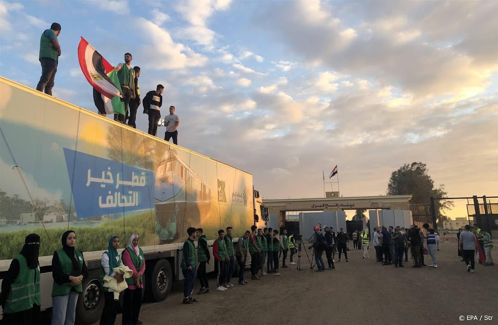 Israël zegt hulp voor Gaza vanuit Egypte niet te zullen blokkeren