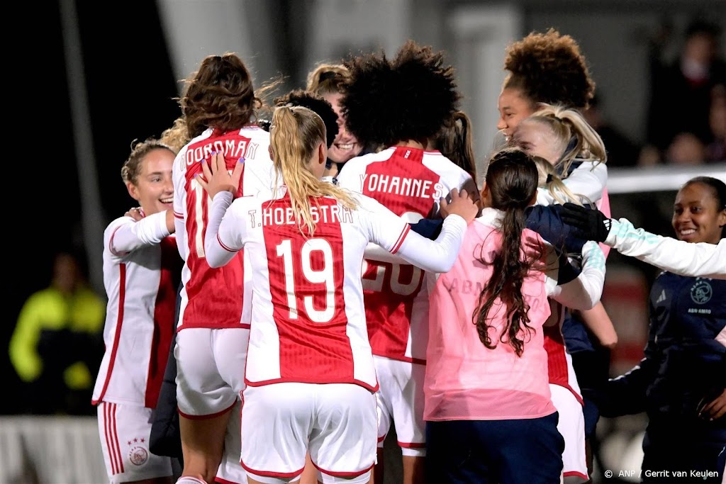 Ajax-vrouwen krijgen zeker half miljoen euro in Champions League