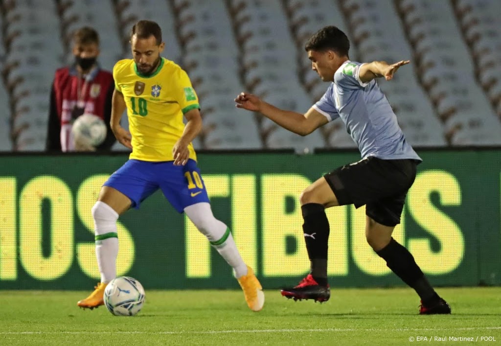 Voetballers van Brazilië verslaan ook Uruguay 