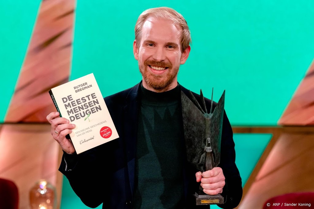 Rutger Bregman wint NS Publieksprijs