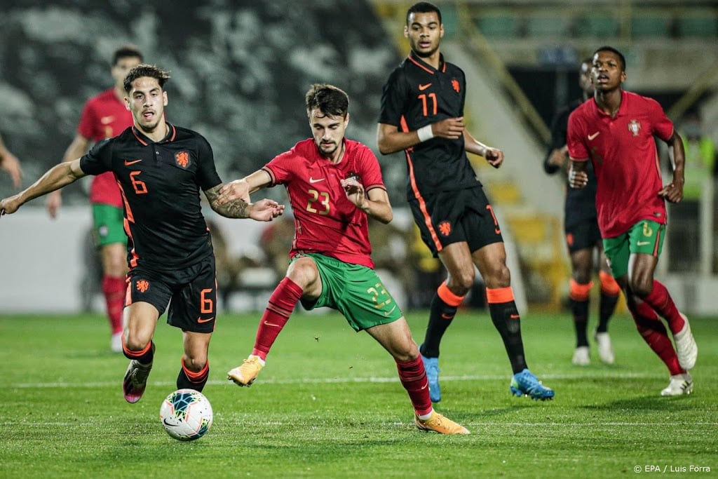Jong Oranje sluit EK-kwalificatie af met nederlaag in Portugal