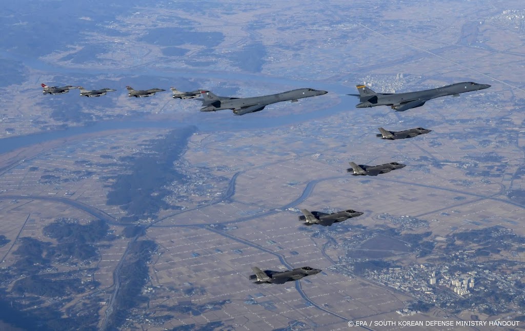 VS en Zuid-Korea oefenen met luchtmacht na raket Noord-Korea