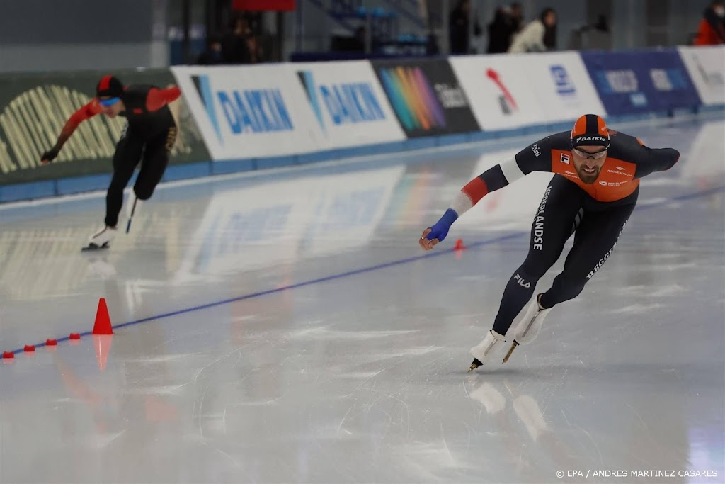 Schaatsers niet in de buurt van podium op tweede 500 meter 