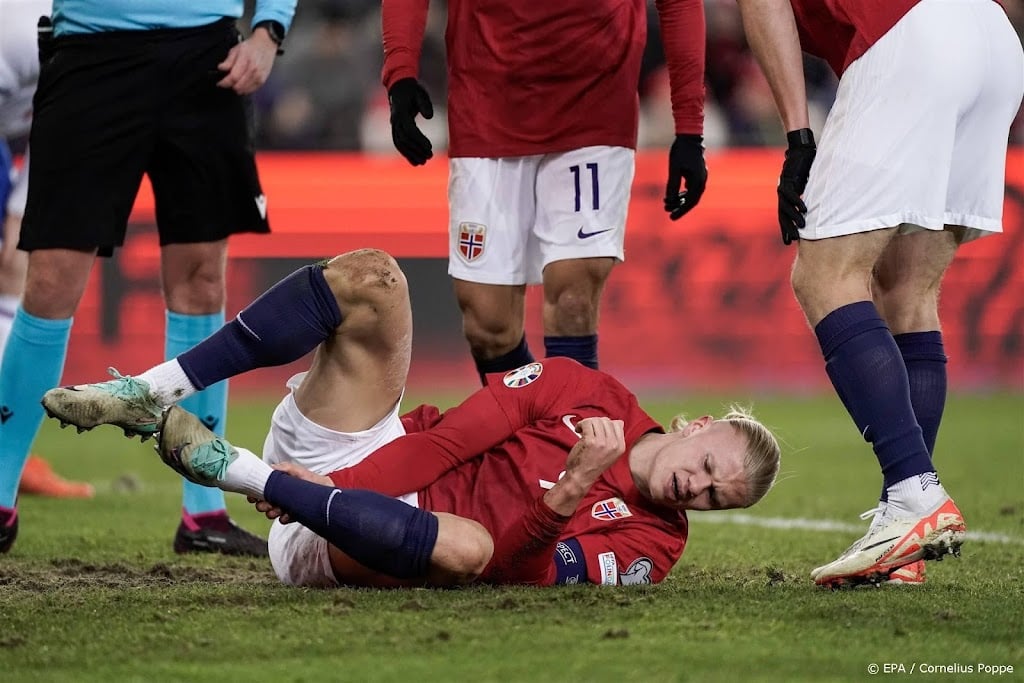 Noren missen spits Haaland in laatste kwalificatieduel EK voetbal