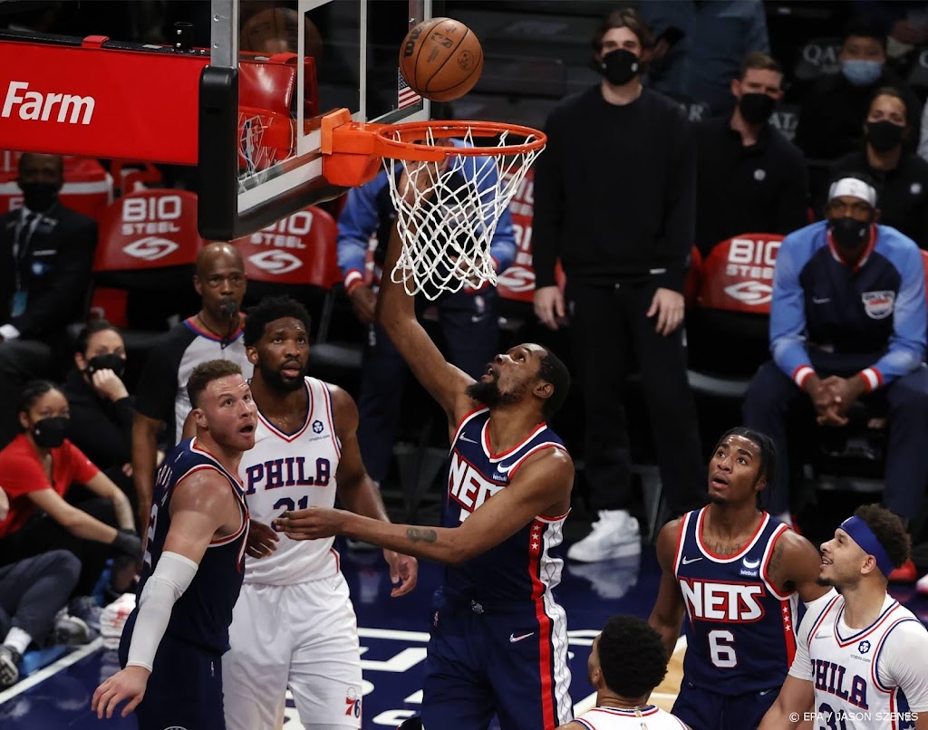 Vedettes Durant en Irving ook op coronalijst Brooklyn Nets 