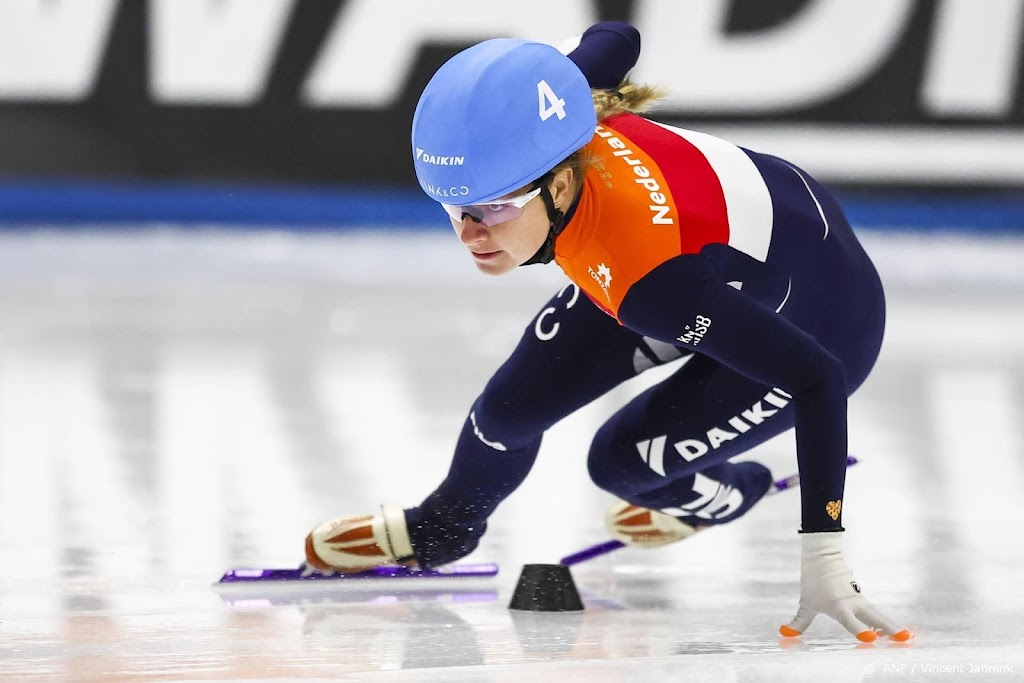 Shorttrackster Van Kerkhof pakt eindelijk goud in wereldbeker