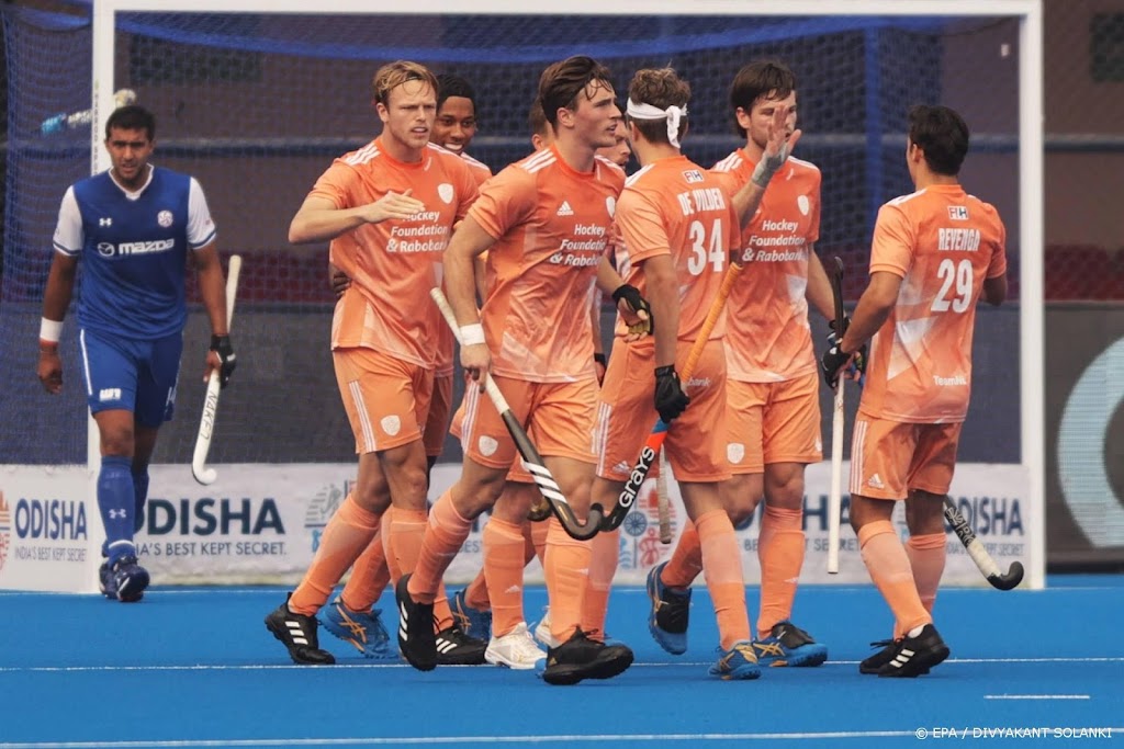 Nederlandse hockeyers naar kwartfinales WK na recordzege op Chili