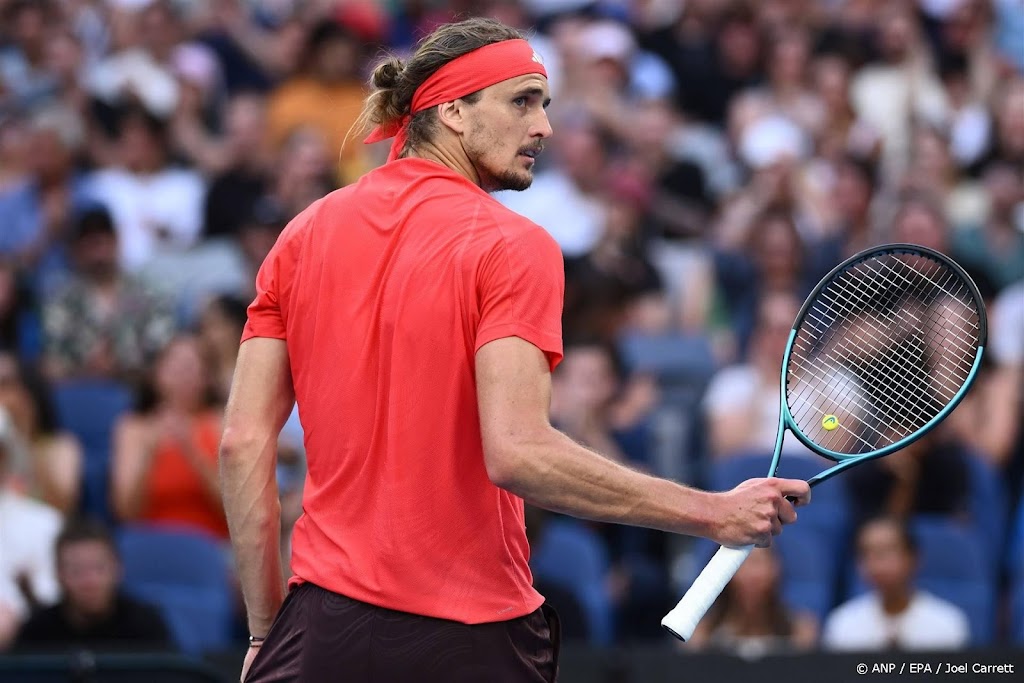 Setverlies houdt Zverev niet uit kwartfinales Australian Open