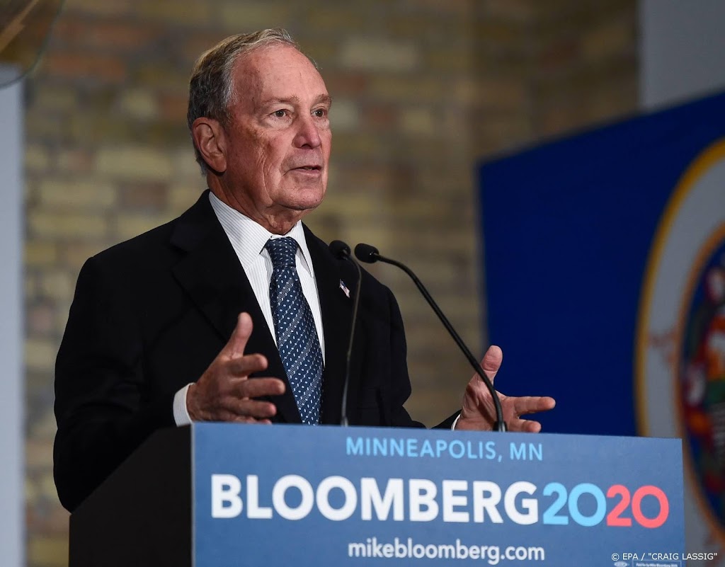 Outsider Bloomberg voor het eerst bij debat Democraten