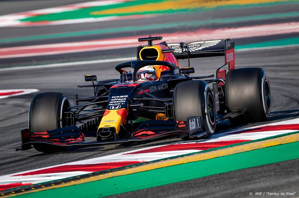 Verstappen voortvarend op eerste testdag Formule 1
