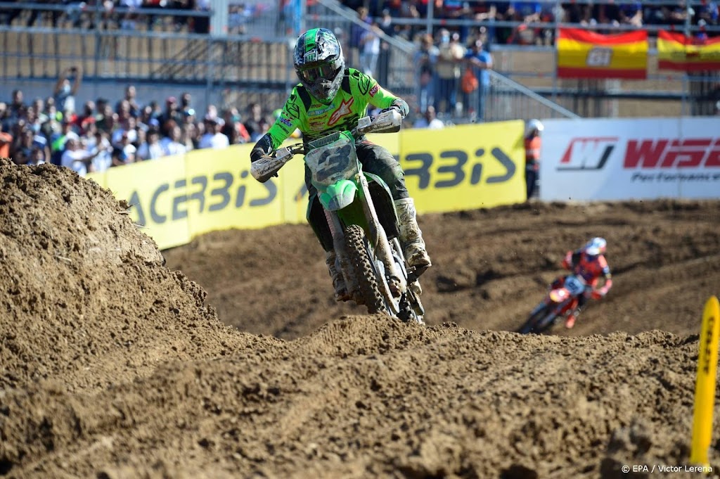 Seizoen motorcross begint week later door storm in Engeland