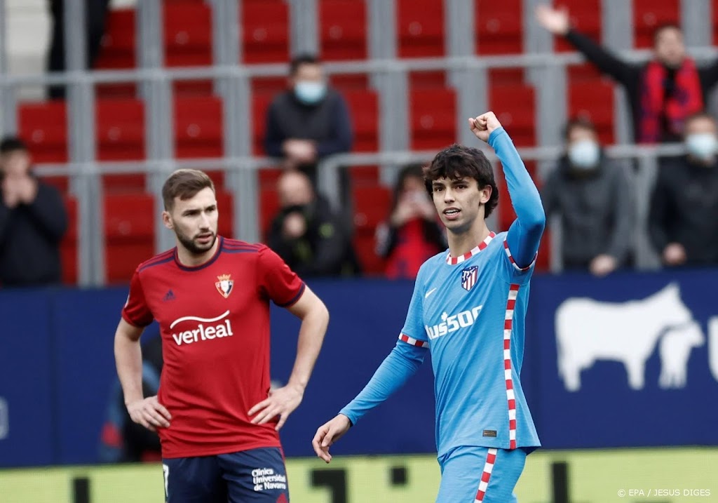 Portugees Félix helpt Atlético op weg tegen Osasuna 
