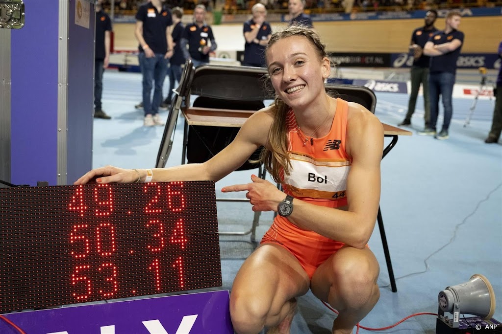 Atlete Bol vooral blij dat er nu een 'clean wereldrecord' is