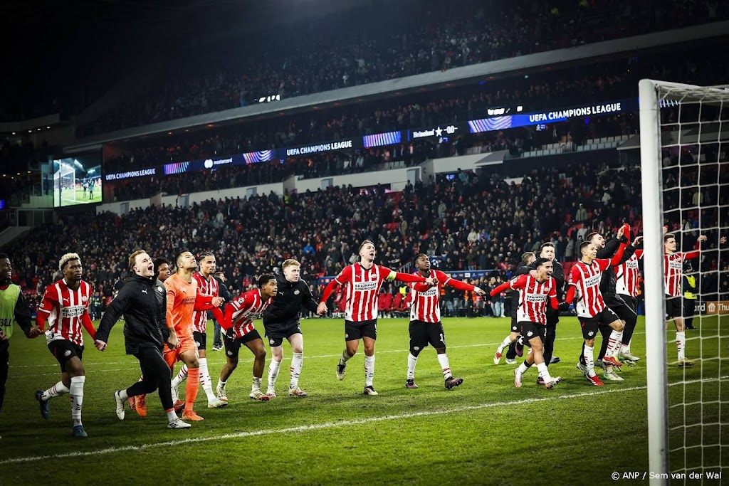 Inkomsten PSV in Champions League bedragen 73,5 miljoen euro 
