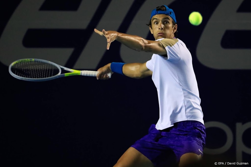 Italiaanse tennisser Musetti blijft verbazen in Acapulco
