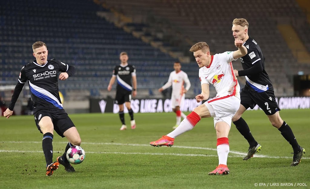 RB Leipzig nadert Bayern München na zege op Bielefeld 