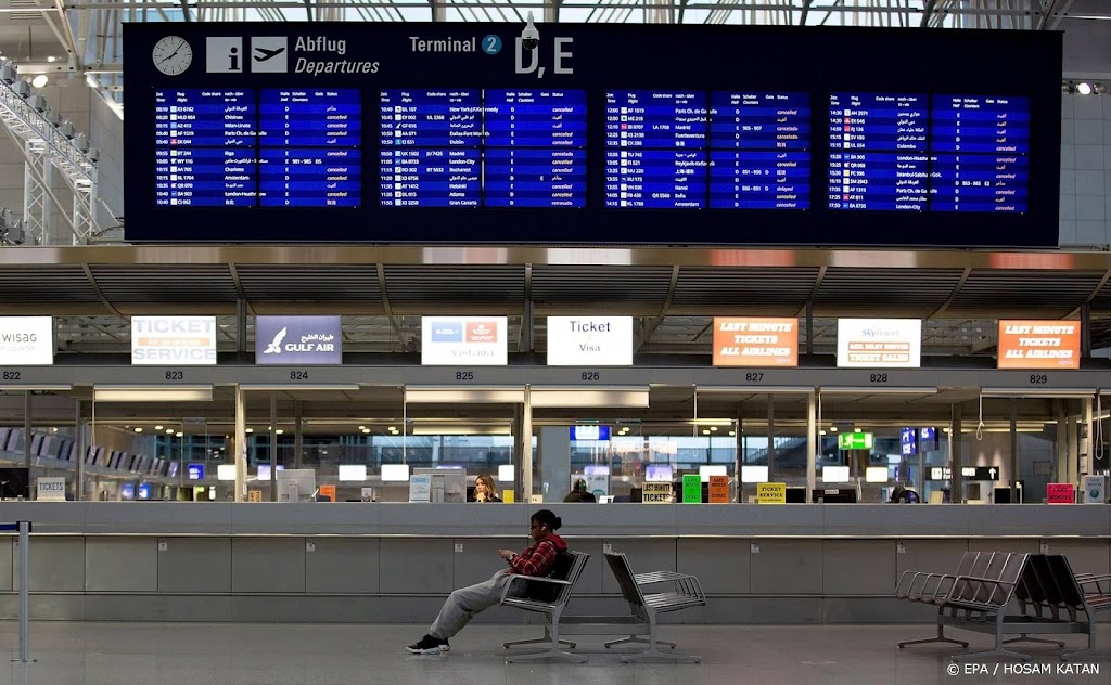 Duitse luchthavens: circa 700 vluchten vervallen door stakingen