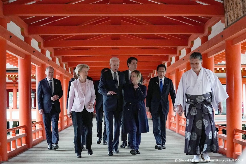 G7-leiders roepen op tot 'wereld zonder kernwapens'