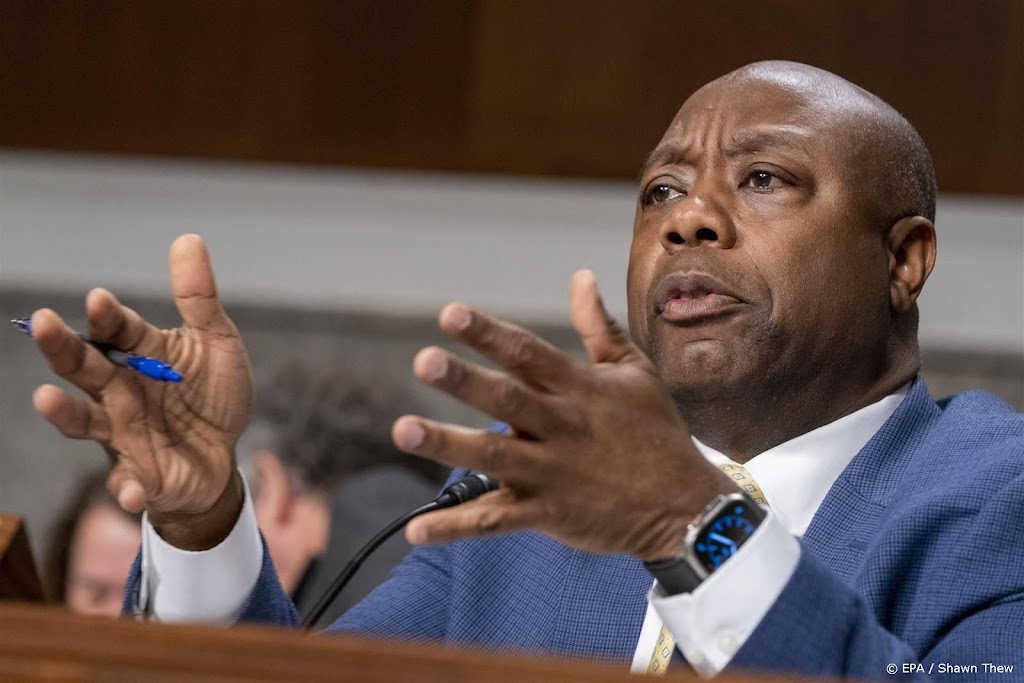 Republikein Tim Scott nieuwe uitdager Trump in presidentsrace