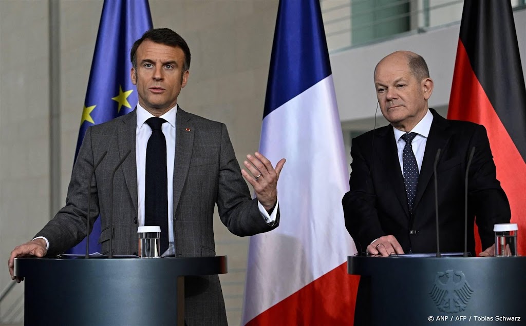 Macron en Scholz 'diep bezorgd' over omstreden wet Georgië