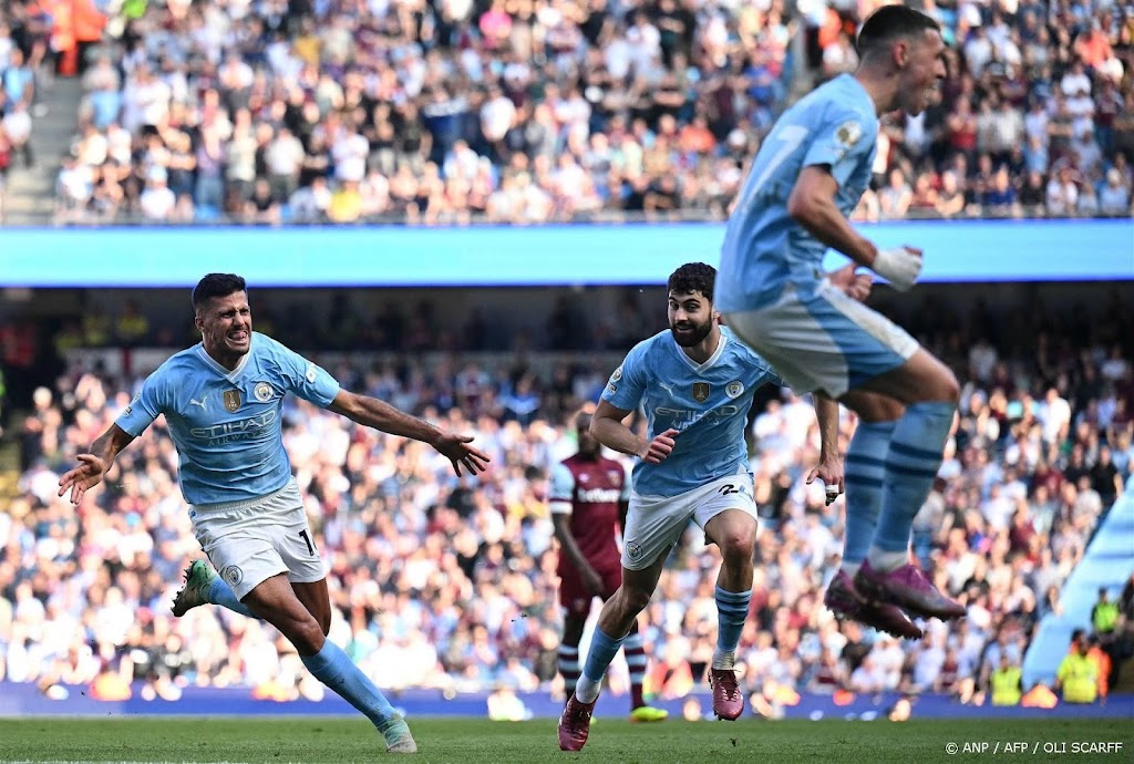 Manchester City voor vierde jaar op rij kampioen van Engeland