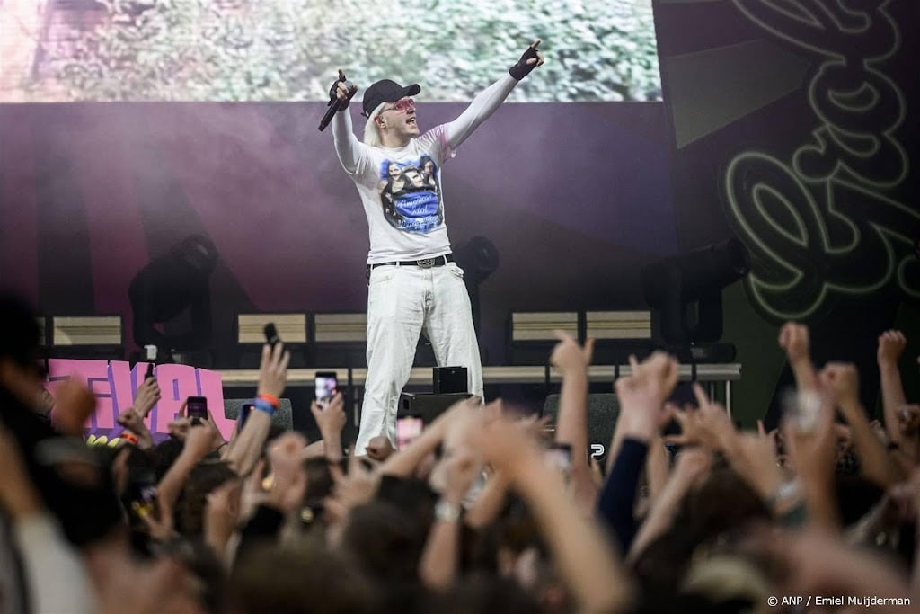 Joost Klein bedankt publiek Freshtival voor liefde