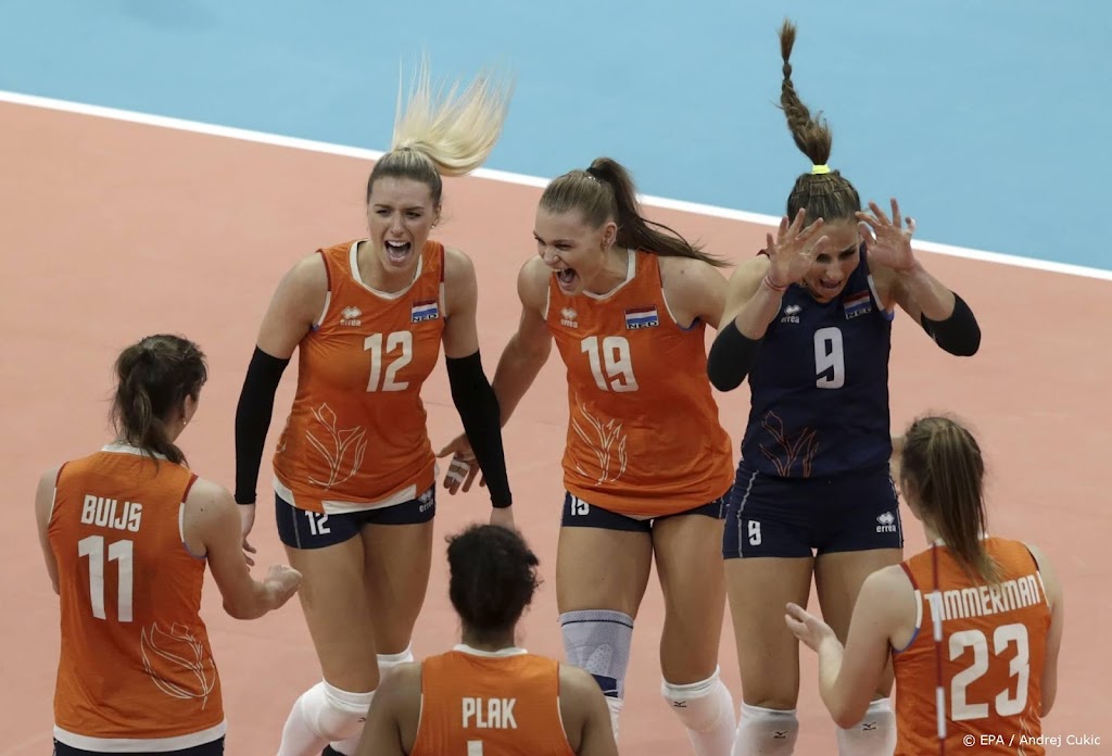 Eerste zege Nederlandse volleybalsters in Nations League