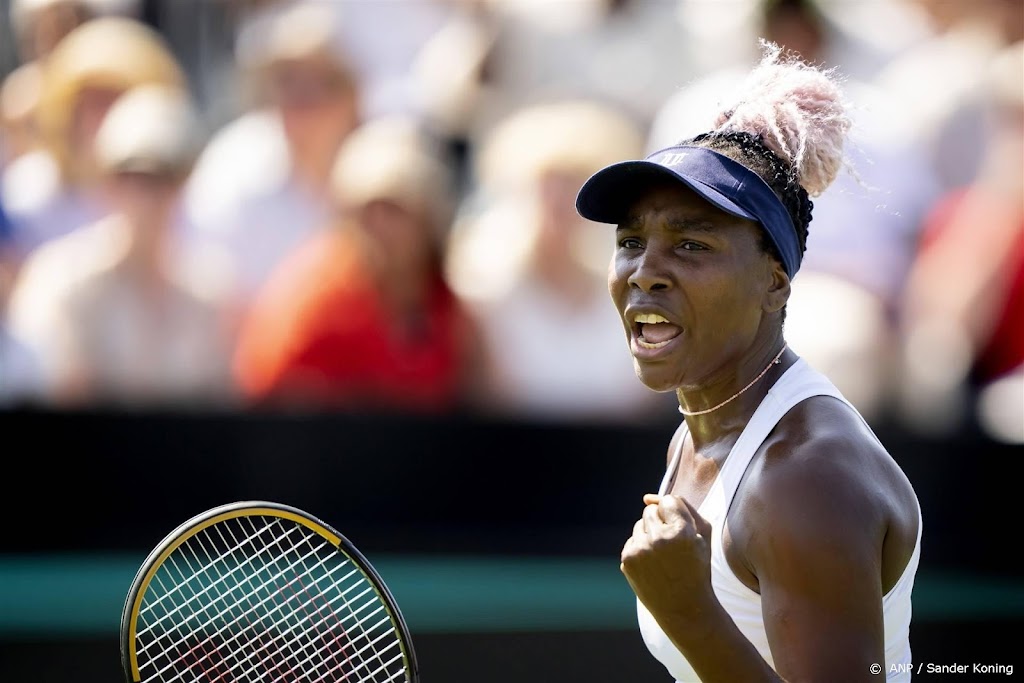Venus Williams wint in eerste ronde op grastoernooi Birmingham 