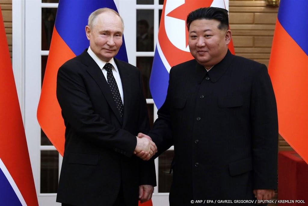 Kim en Poetin tekenen 'alomvattend' samenwerkingsverband