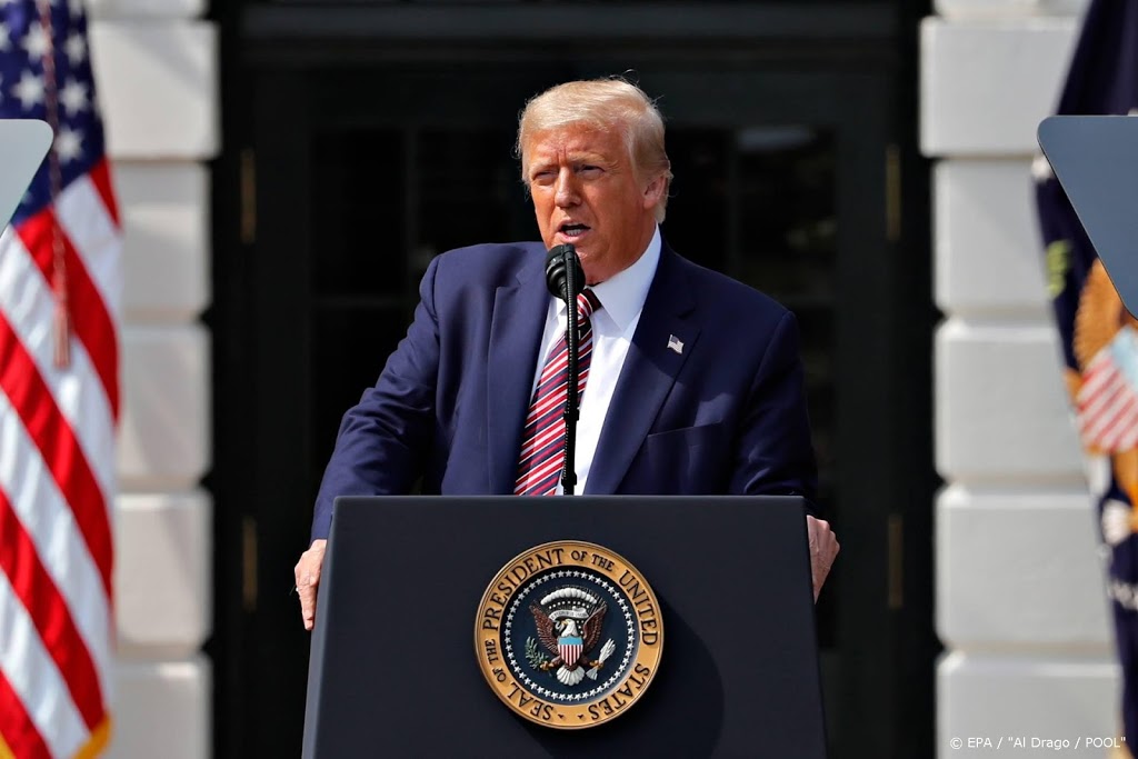 President Trump laat open of hij nederlaag in november accepteert