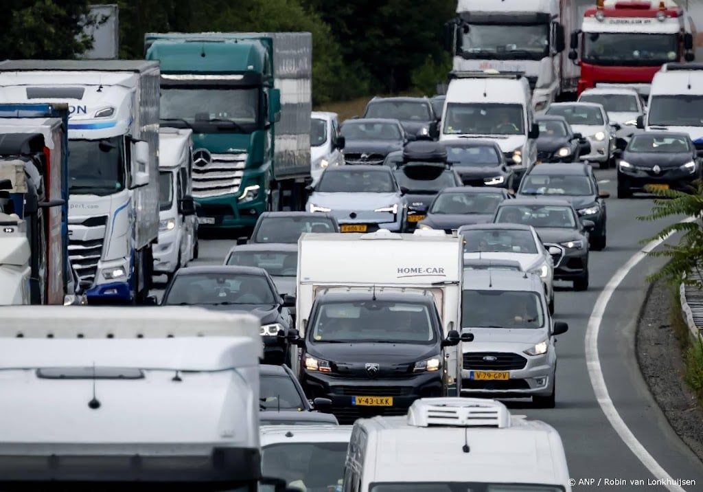 Vakantiedrukte op de Europese wegen