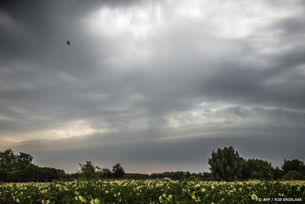 Code geel in groot deel van het land om onweersbuien