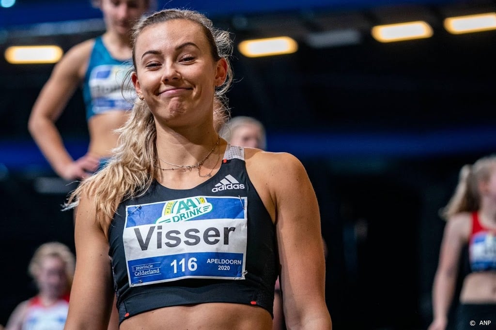 Atlete Visser evenaart haar beste wereldjaartijd 100 meter horden